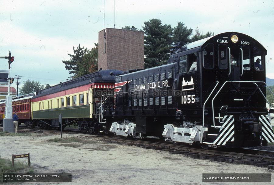 Slide: Conway Scenic Railroad #1055 at North Conway